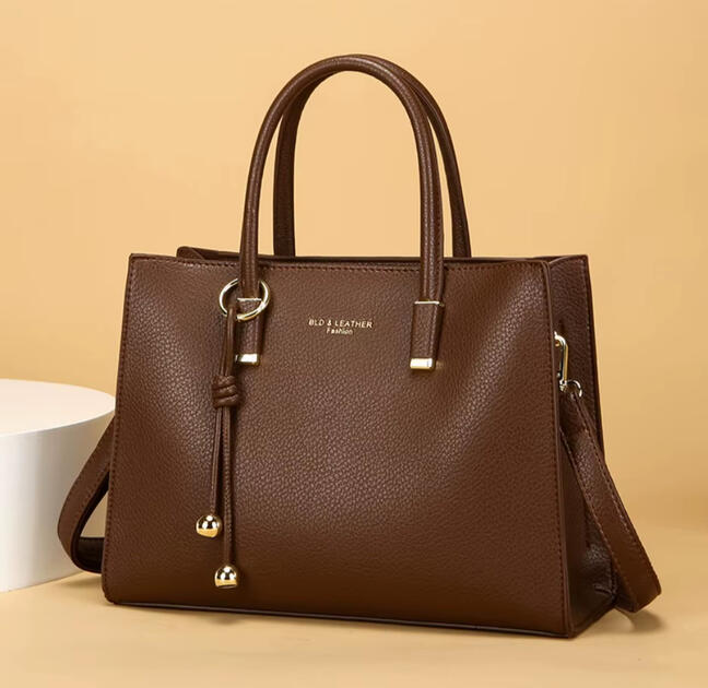The Ultimate black Grained Leather Tote Bag